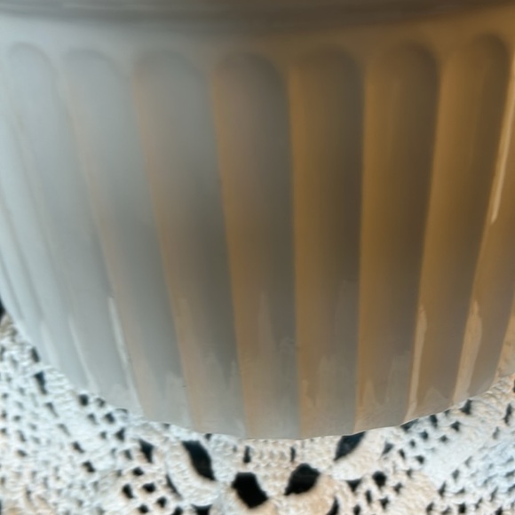 PORTMEIRION POTTERY Ribbed Casserole Bowl/Dish Made In England-Vintage - Picture 6 of 7